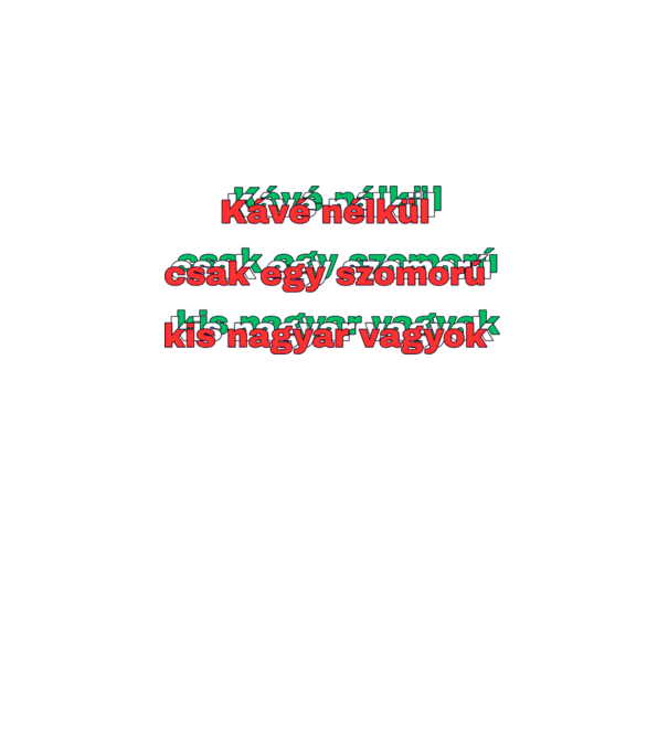  minta fehér pólón
