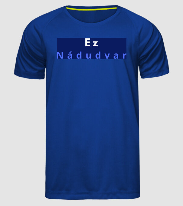 minta királykék pólón