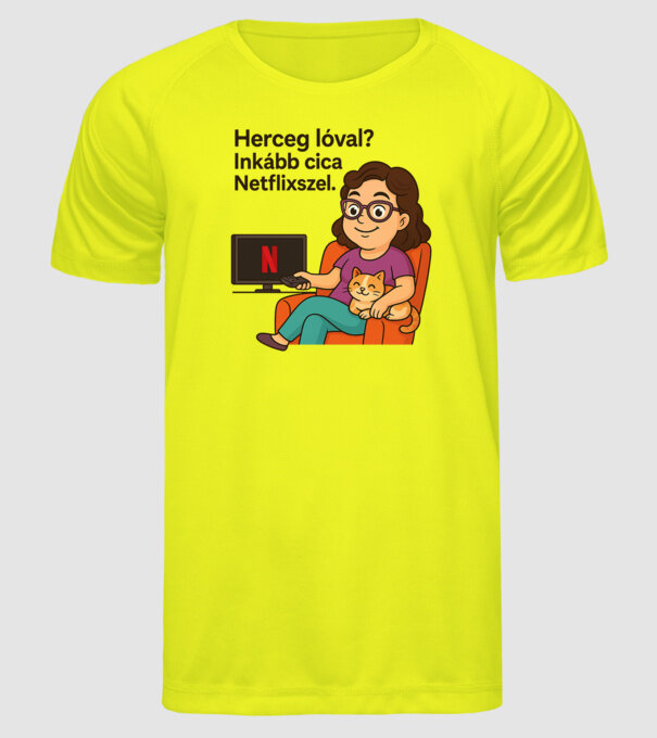  minta neonsárga pólón
