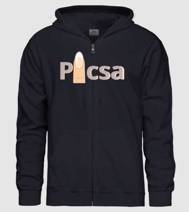  minta sötétkék pólón