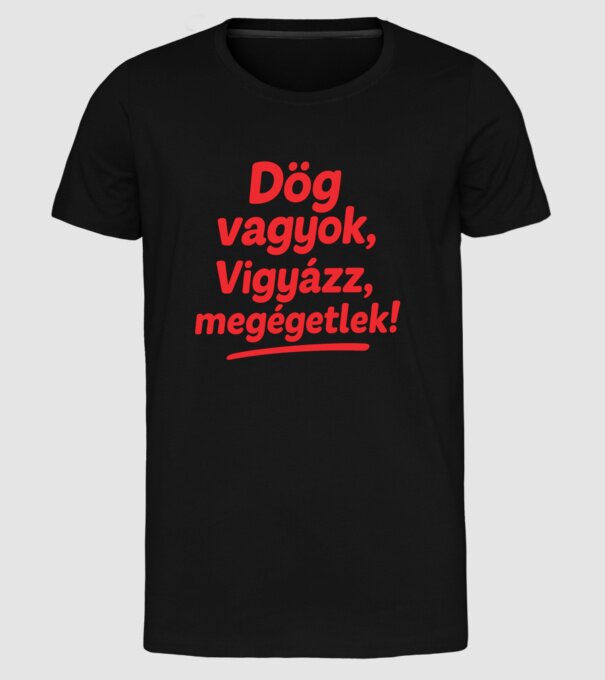  minta fekete pólón
