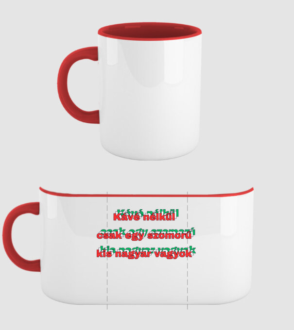  minta piros pólón