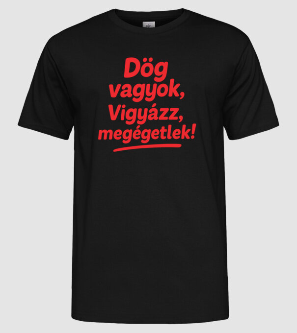  minta fekete pólón
