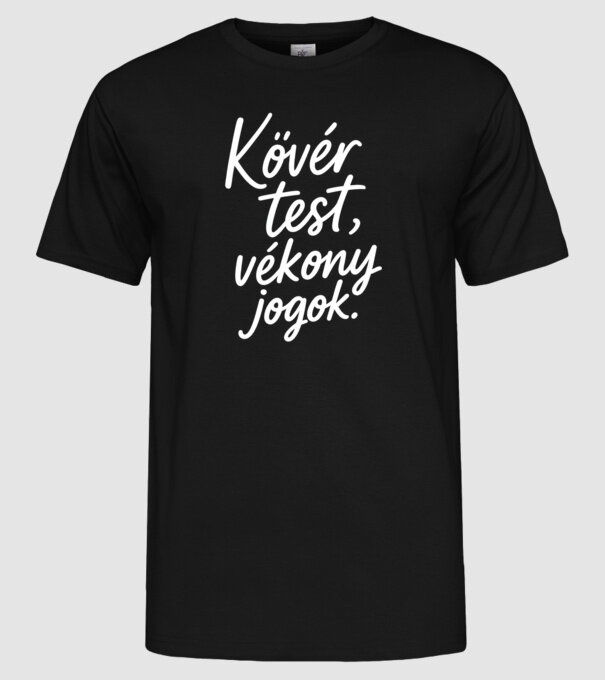  minta fekete pólón
