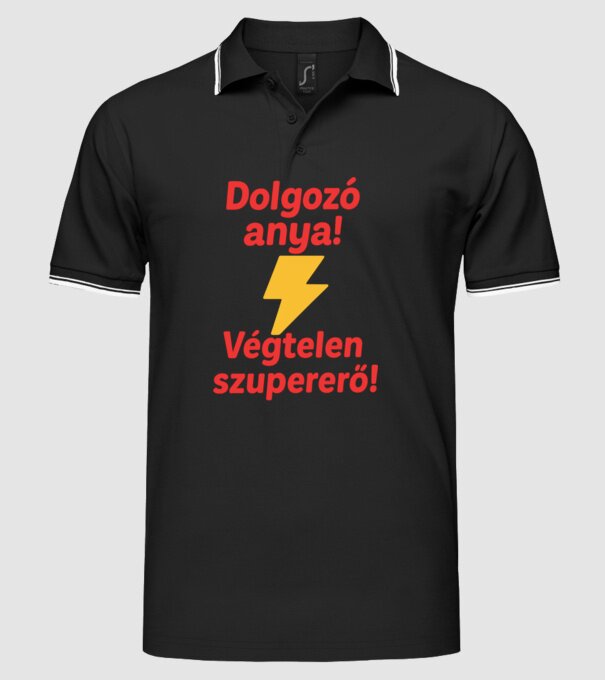  minta fekete pólón