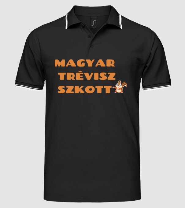  minta fekete pólón