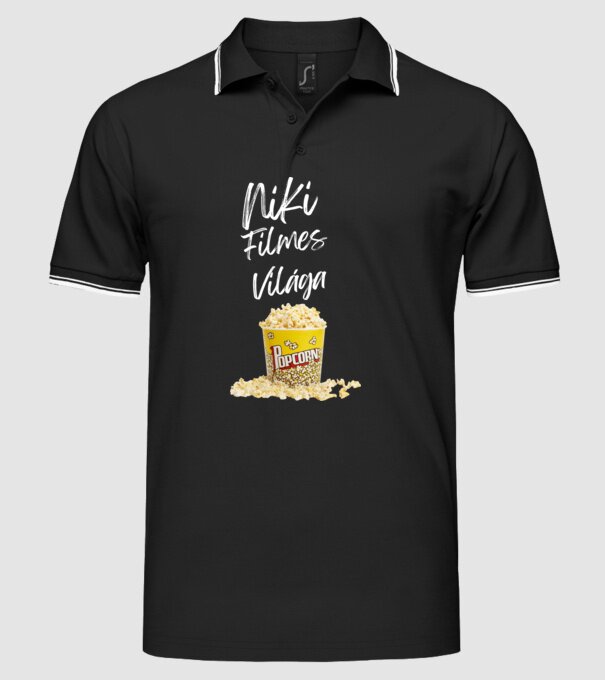  minta fekete pólón