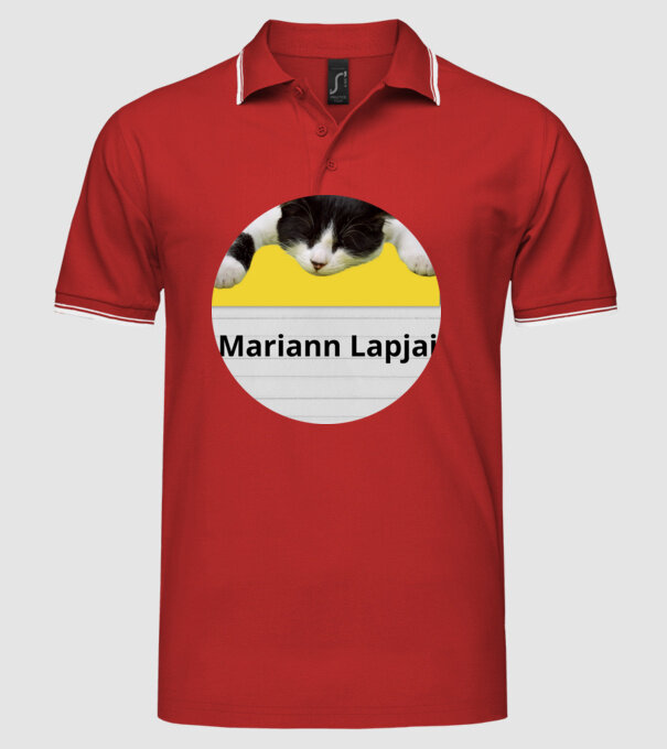  minta piros pólón