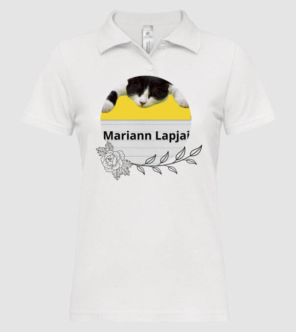  minta fehér pólón