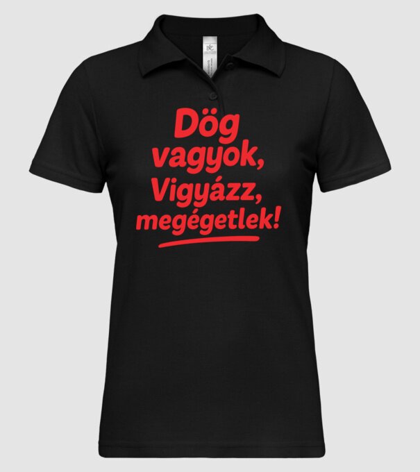  minta fekete pólón