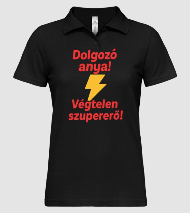  minta fekete pólón