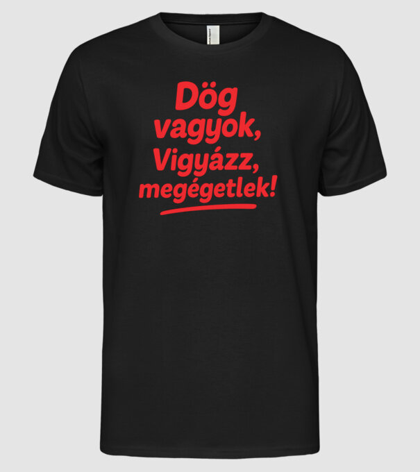  minta fekete pólón