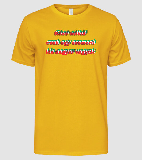  minta sárga pólón
