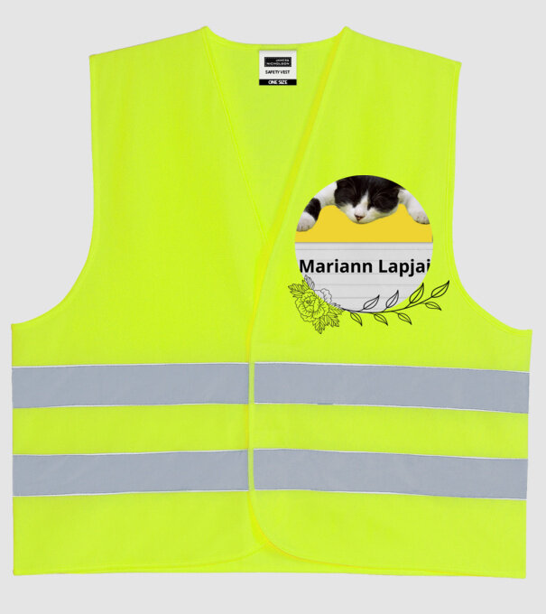  minta neonsárga pólón