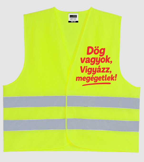  minta neonsárga pólón