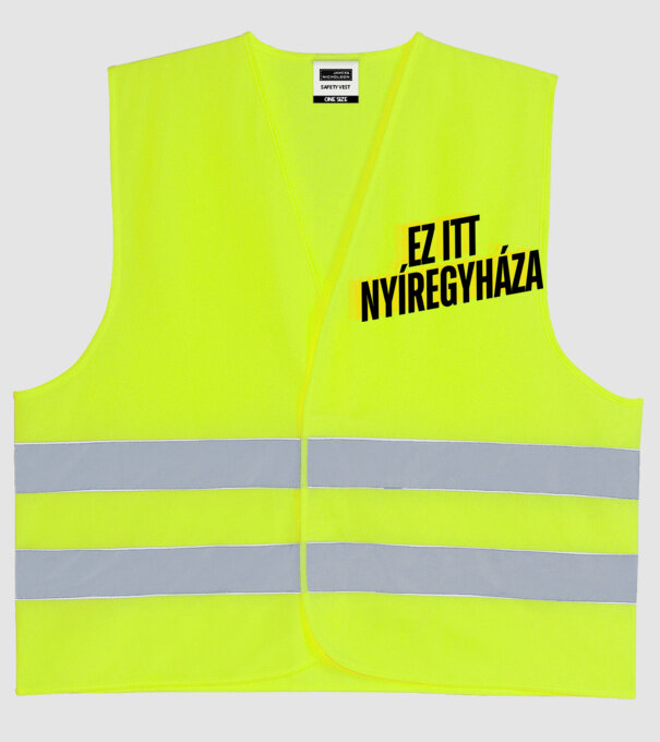  minta neonsárga pólón