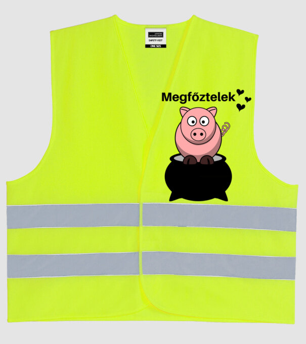  minta neonsárga pólón