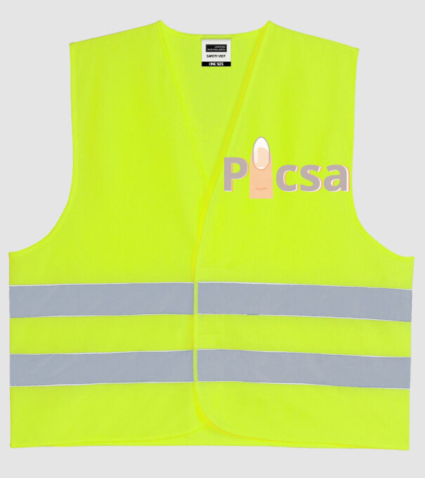  minta neonsárga pólón