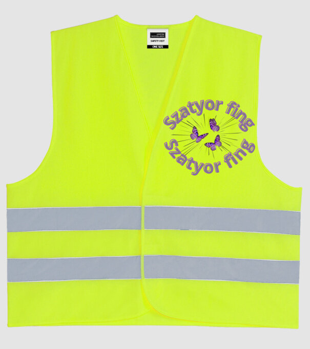  minta neonsárga pólón