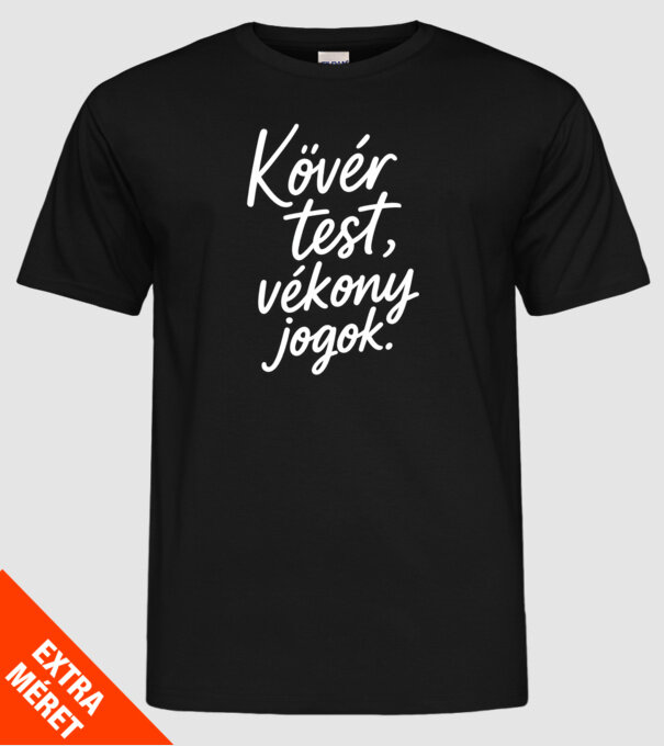  minta fekete pólón
