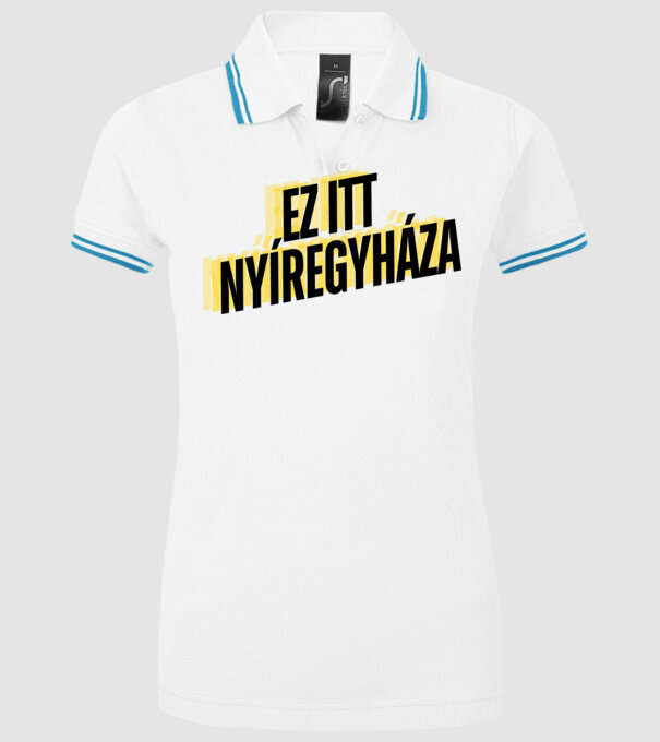  minta fehér pólón