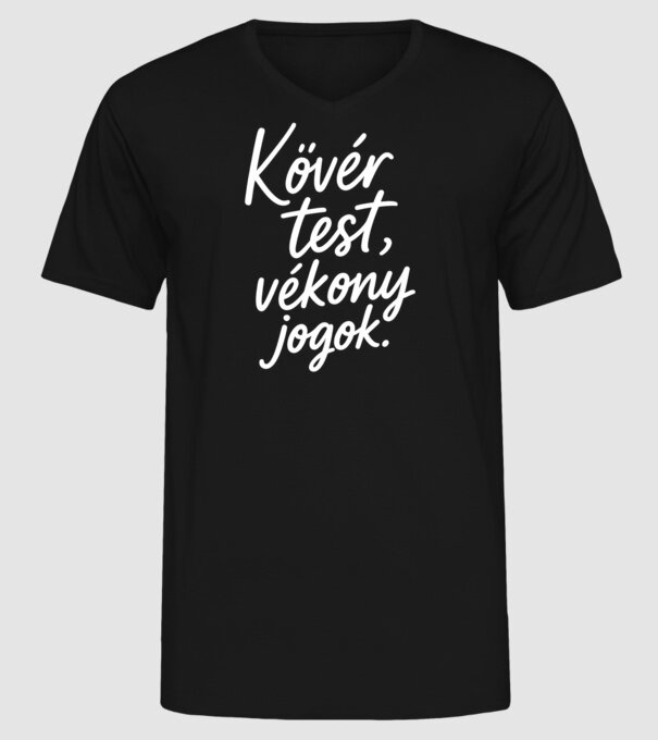  minta fekete pólón