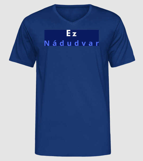  minta királykék pólón