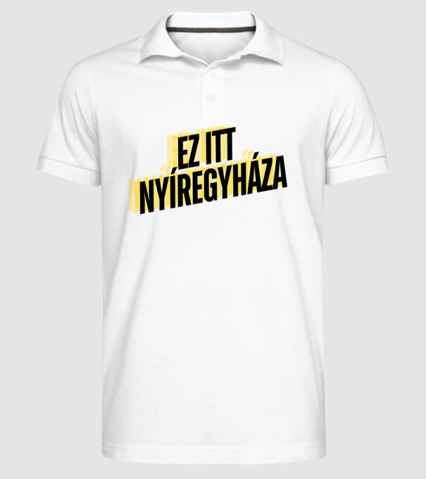  minta fehér pólón