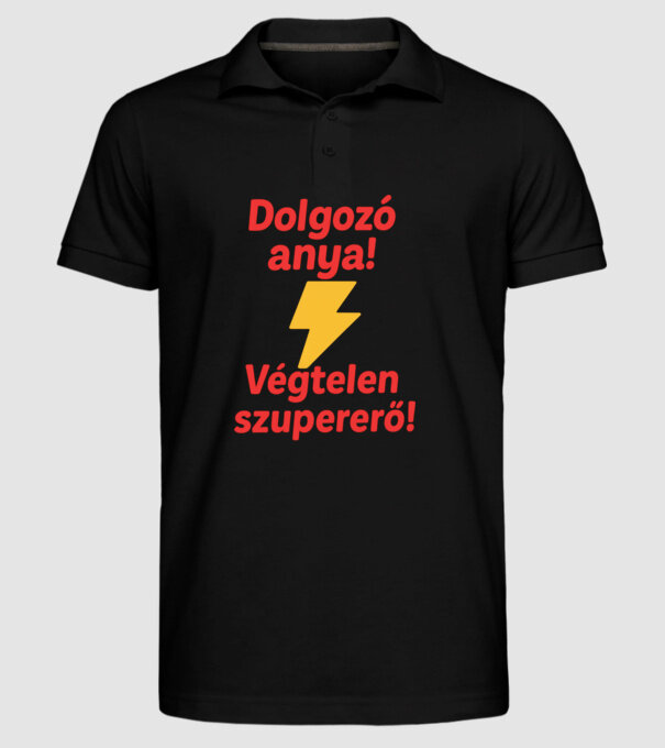  minta fekete pólón