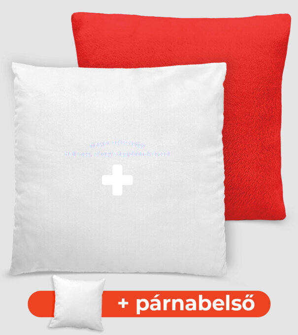  minta piros pólón